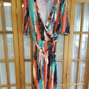 Avenue multicolored dress